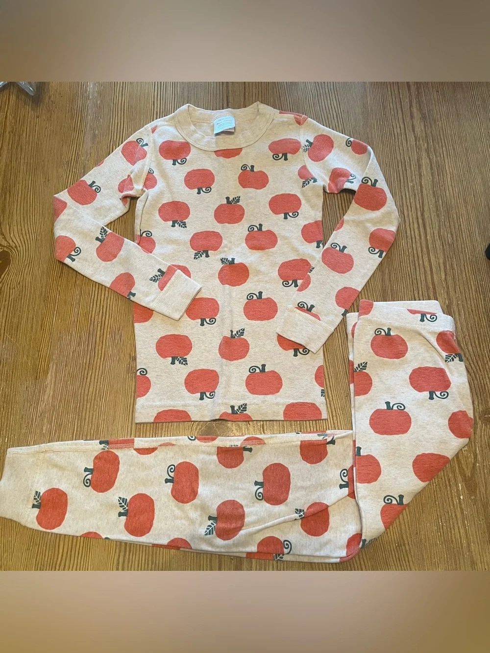 Hanna Pumpkin Print Pajamas 6/7